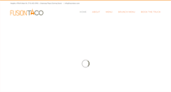 Desktop Screenshot of fusiontaco.com
